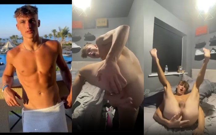 JustTheGays thumbnail for Tiktoker plays with his virgin hole - amateur gay porn from OnlyFans, MyVidster, GayForFans and more! - Solo, Young & Twink