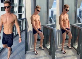 JustTheGays thumbnail for Young fit guy jerks off on the balcony – U11875612 - amateur gay porn from OnlyFans, MyVidster, GayForFans and more! - Jerk Off, Outdoor, Solo, Young & Twink