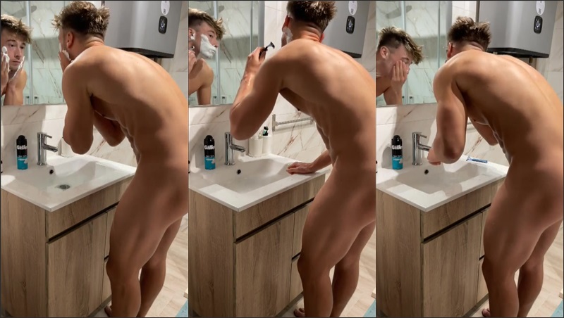 OnlyGays thumbnail for irish-x shows of his body in the bathroom - amateur gay porn from OnlyFans, MyVidster, GayForFans and more! - 