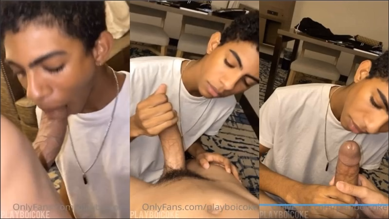 JustTheGays thumbnail for playboicoke – a hot blowjob - amateur gay porn from OnlyFans JustForFans GayForFans - 
