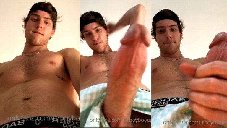 OnlyGays thumbnail for Big dick Tiktoker jerking off and cumming – urboyboots - amateur gay porn from OnlyFans, MyVidster, GayForFans and more! - 