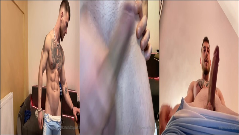 JustTheGays thumbnail for Bodyouwant shows off his cock again - amateur gay porn from OnlyFans, MyVidster, GayForFans and more! - 