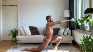 OnlyGays thumbnail for Doing some naked yoga – Titanius Maximus - amateur gay porn from OnlyFans, MyVidster, GayForFans and more! - 