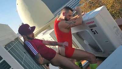 JustTheGays thumbnail for Embedded In The Roof – Romeo Davis and ViciousMen – RFC - amateur gay porn from OnlyFans, MyVidster, GayForFans and more! - Anal, Outdoor