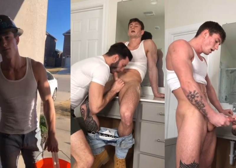 JustTheGays thumbnail for Kyle and Troy – I Sucked and Serviced my HOT Cleaner - amateur gay porn from OnlyFans JustForFans GayForFans - 