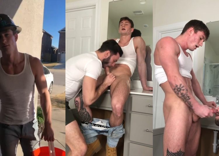 JustTheGays thumbnail for Kyle and Troy – I Sucked and Serviced my HOT Cleaner - amateur gay porn from OnlyFans, MyVidster, GayForFans and more! - Oral