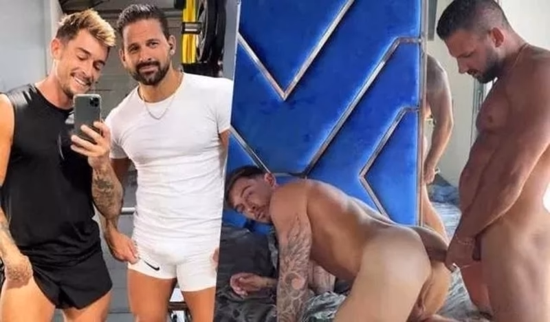 JustTheGays thumbnail for Lorenzo Viota and Gary fuck - amateur gay porn from OnlyFans JustForFans GayForFans - Anal