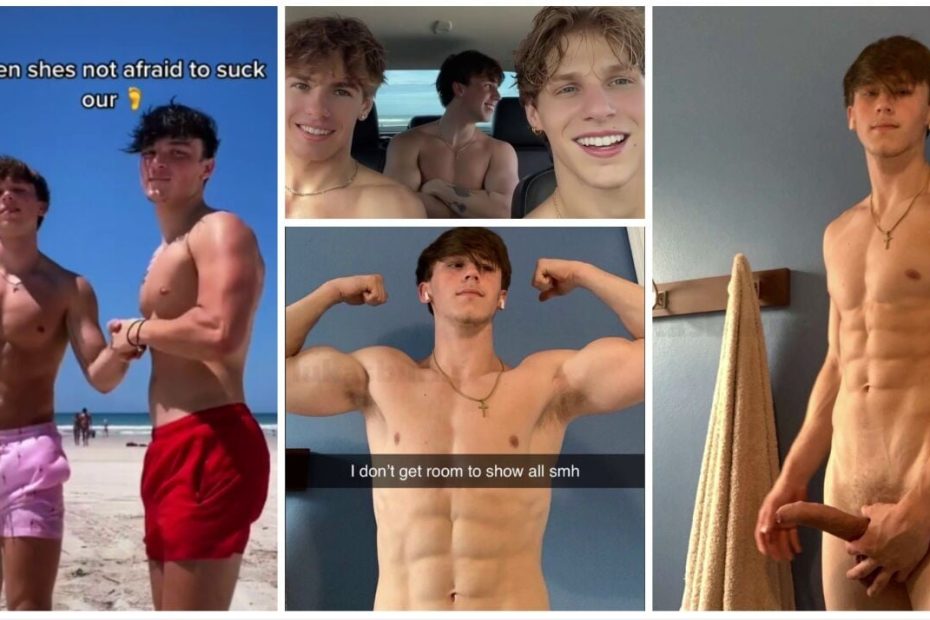 JustTheGays thumbnail for Tiktoker JacksonF jerk compilation - amateur gay porn from OnlyFans, MyVidster, GayForFans and more! - Jerk Off