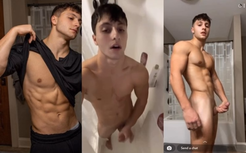 JustTheGays thumbnail for Young bodybuilder “Joey” – leaked jerk videos - amateur gay porn from OnlyFans JustForFans GayForFans - 