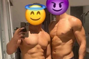 JustTheGays thumbnail for AnonBttmMia and GymPapi - amateur gay porn from OnlyFans, MyVidster, GayForFans and more! - video