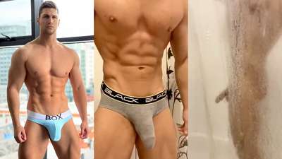 JustTheGays thumbnail for Kyle Hynick shows off his cock in the shower - amateur gay porn from OnlyFans, MyVidster, GayForFans and more! - Shower, Solo
