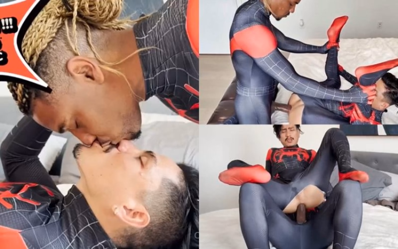 JustTheGays thumbnail for Roxas Caelum – Spidermen fuck - amateur gay porn from OnlyFans JustForFans GayForFans - Anal