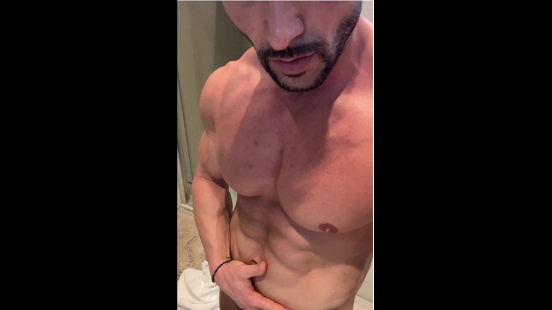 OnlyGays thumbnail for Showing off my muscular body and cock – Mario Hervas - amateur gay porn from OnlyFans, MyVidster, GayForFans and more! - Solo