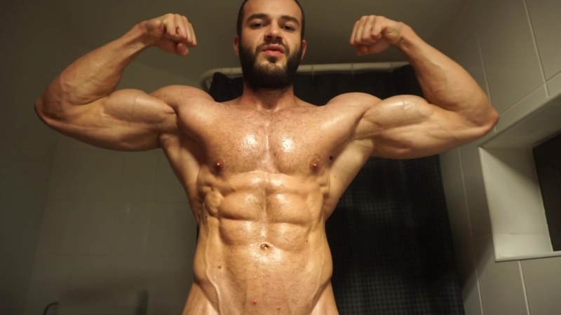 JustTheGays thumbnail for Showing off my shredded and ripped abs – Savin Pascu (savihot) - amateur gay porn from OnlyFans, MyVidster, GayForFans and more! - Solo