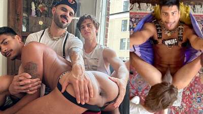 JustTheGays thumbnail for Sir Bub – JFF superstar Apollo Fates came by for some fisting – We played with my suspension rig, Dillon Roman even made an appearance - amateur gay porn from OnlyFans, MyVidster, GayForFans and more! - 