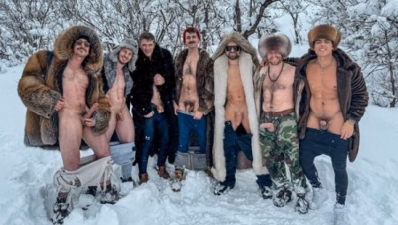 JustTheGays thumbnail for Snow Buddies Snow Plowin – Adam Snow, Casey Everett, Greudyn Pena, RickAndGriff, Jaxxon Stone, Jonah Wheeler, Spencer Cole - amateur gay porn from OnlyFans JustForFans GayForFans - 