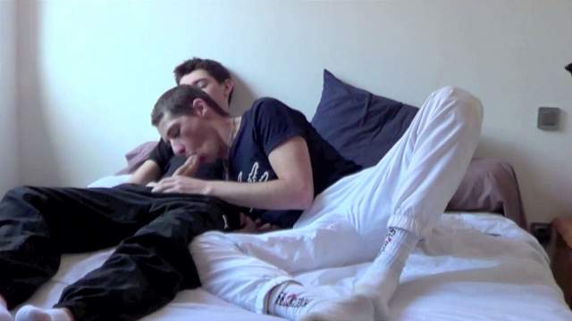 JustTheGays thumbnail for An amateur bareback video with Fabien and Bastien Crunchboy from Paris – RFC - amateur gay porn from OnlyFans, MyVidster, GayForFans and more! - video