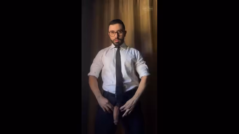 JustTheGays thumbnail for Jerking off after work and shooting a big load – Matthewbigcock - amateur gay porn from OnlyFans JustForFans GayForFans - 