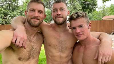 JustTheGays thumbnail for Paul Wagner, Justin the Jock and Pax Perry have a threesome - amateur gay porn from OnlyFans, MyVidster, GayForFans and more! - Anal, Group