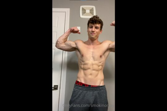 JustTheGays thumbnail for Showing off my muscles while degrading you smokinonjay - amateur gay porn from OnlyFans, MyVidster, GayForFans and more! - 