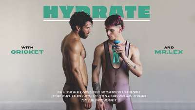 JustTheGays thumbnail for Hydrate – Cricket and Mr Lex fuck – Leandro Bravo - amateur gay porn from OnlyFans, MyVidster, GayForFans and more! - Anal