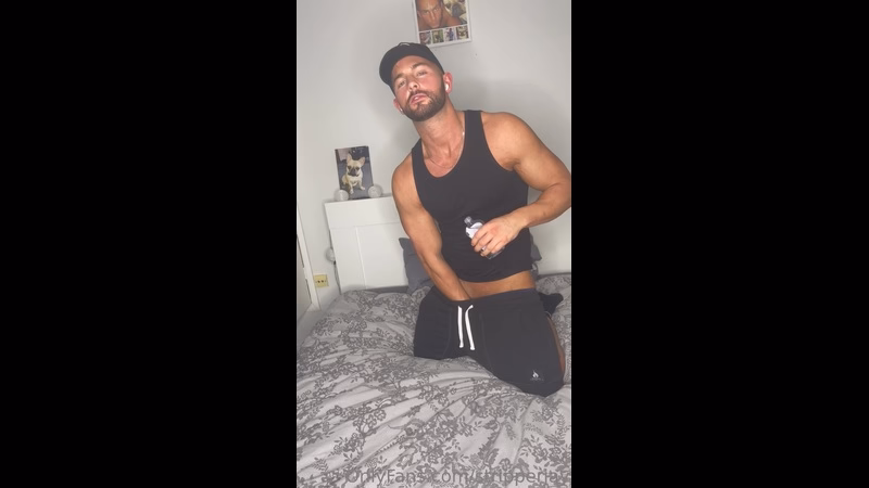 JustTheGays thumbnail for Jerking my cock in bed and cumming over myself – StripperJay - amateur gay porn from OnlyFans JustForFans GayForFans - Jerk Off, Solo