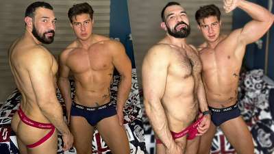 JustTheGays thumbnail for LatinBoy_Andy and Chapocabron fuck on the bed - amateur gay porn from OnlyFans, MyVidster, GayForFans and more! -