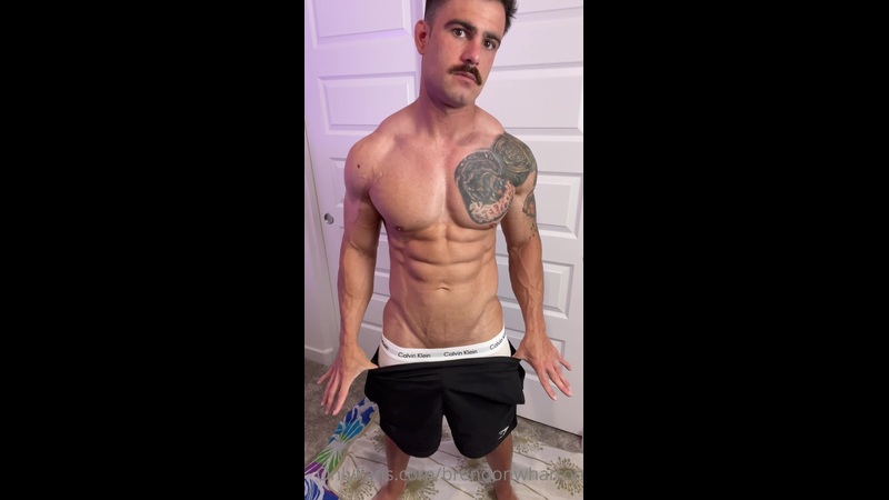 JustTheGays thumbnail for Oiling up my body and jerking off in my underwear – Brendon Wharton (brendonwharton) - amateur gay porn from OnlyFans, MyVidster, GayForFans and more! - Jerk Off, Solo