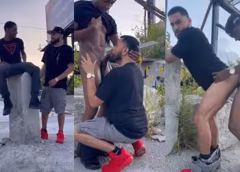 JustTheGays thumbnail for Raypotts – fucking outside - amateur gay porn from OnlyFans JustForFans GayForFans - 