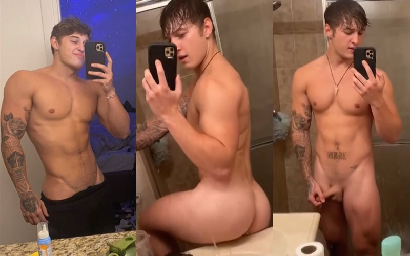 JustTheGays thumbnail for Rippedjosh shows off his cock and body - amateur gay porn from OnlyFans JustForFans GayForFans - 