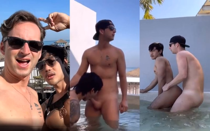 JustTheGays thumbnail for Semenx – flip fucking in Thailand - amateur gay porn from OnlyFans JustForFans GayForFans - 