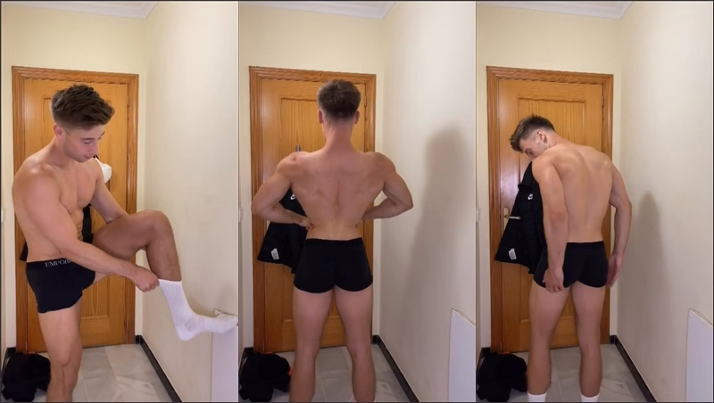 JustTheGays thumbnail for irish-x shows off his fit body and flexes - amateur gay porn from OnlyFans JustForFans GayForFans - 