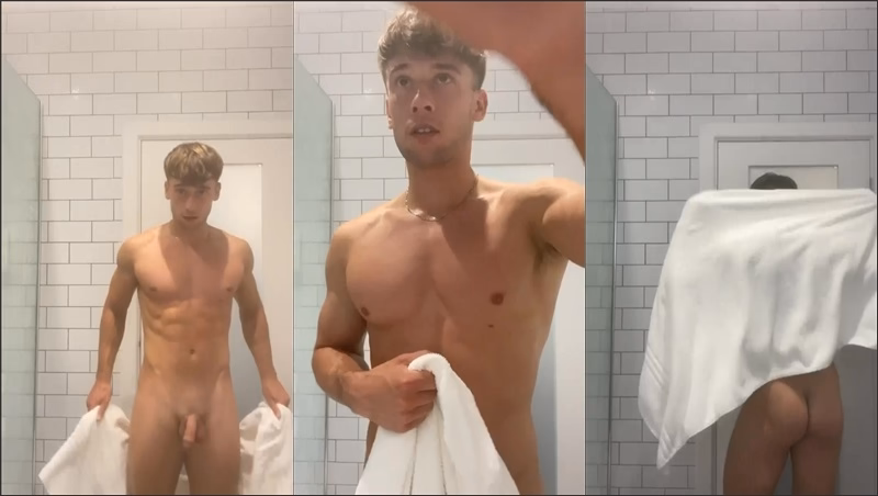 JustTheGays thumbnail for irish-x shows off in the bathroom - amateur gay porn from OnlyFans JustForFans GayForFans - 