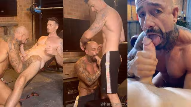 thumbnail for Real Men Workout – Hard Valentine and Steven Barrett blow eachother