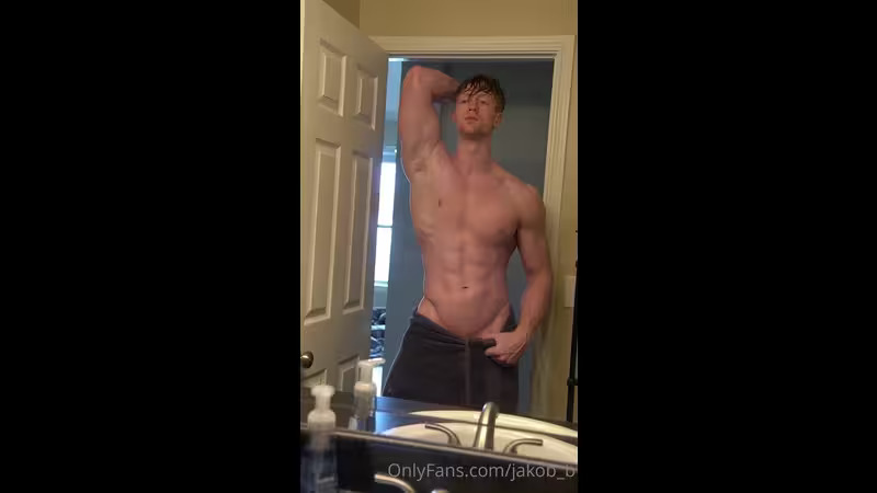 JustTheGays thumbnail for Showing off my body after a shower – Jakob Bergen (jakob_b) - amateur gay porn from OnlyFans, MyVidster, GayForFans and more! - Shower, Solo