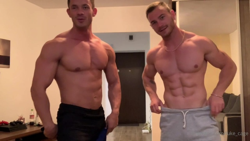 JustTheGays thumbnail for Showing off my muscles and cock with a mate – Luke Cage (luke_cage) - amateur gay porn from OnlyFans, MyVidster, GayForFans and more! - 