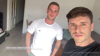 JustTheGays thumbnail for Adrian Gomez (Adrigomezbarrenetxea) and Mauel Reyes fuck - amateur gay porn from OnlyFans, MyVidster, GayForFans and more! -