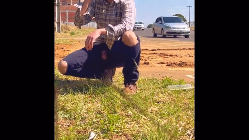JustTheGays thumbnail for Jerking my big dick next to the road till I cum – Matthewbigcock - amateur gay porn from OnlyFans JustForFans GayForFans - 