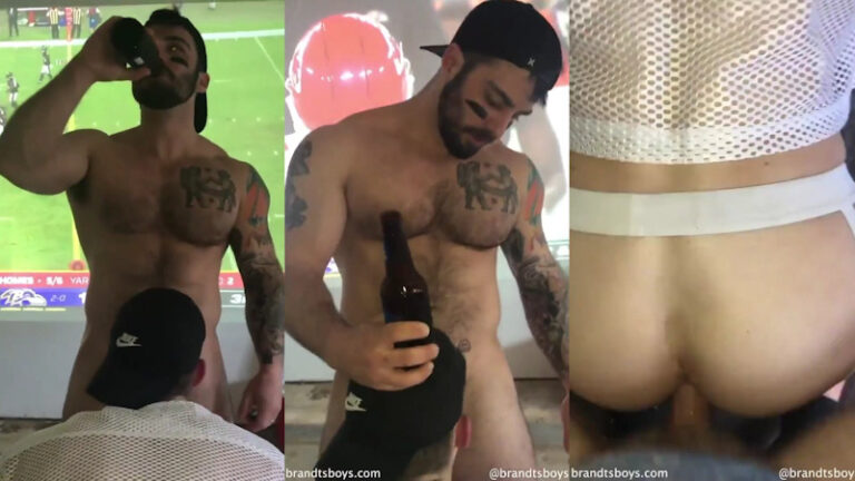 JustTheGays thumbnail for Nash gets fucked during football threesome – Brandtsboys - amateur gay porn from OnlyFans, MyVidster, GayForFans and more! - 