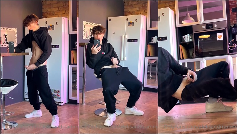 OnlyGays thumbnail for aleksandrramm jerks and cums in the kitchen - amateur gay porn from OnlyFans, MyVidster, GayForFans and more! - 