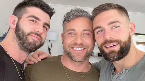 JustTheGays thumbnail for Colby Melvin, Xavier Robitaille, and Griffin Barrows fuck - amateur gay porn from OnlyFans, MyVidster, GayForFans and more! - Anal, Group