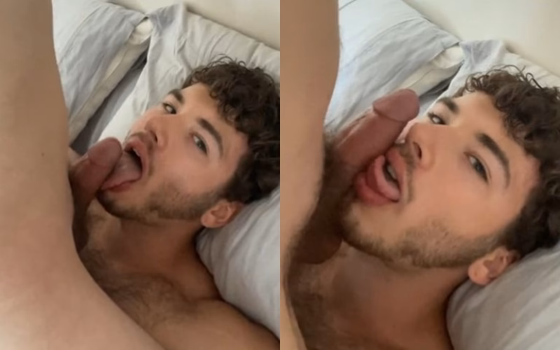 JustTheGays thumbnail for Joshbigosh – Kissing and licking my boyfriend’s cock - amateur gay porn from OnlyFans JustForFans GayForFans - 