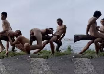 JustTheGays thumbnail for Leo Louis- sucking and rimming by the river – leolouis0 - amateur gay porn from OnlyFans JustForFans GayForFans - 