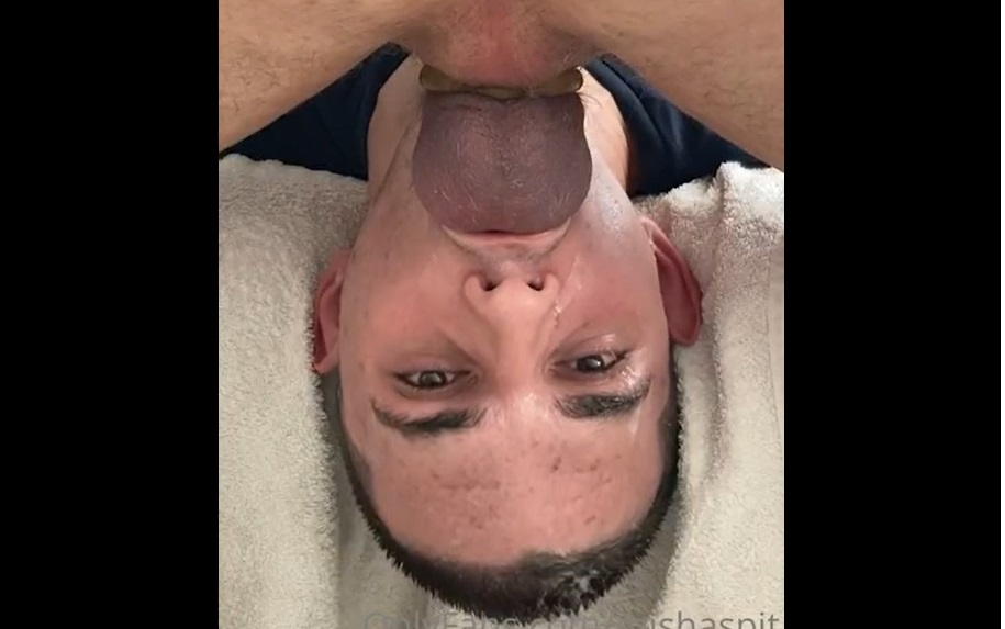 JustTheGays thumbnail for Mishaspit gets facefucked and gagged again - amateur gay porn from OnlyFans, MyVidster, GayForFans and more! - Anal, Oral