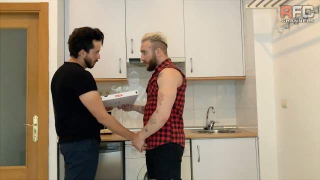 JustTheGays thumbnail for Pizza Deliveryboy – Manuel Scalco and Aitor Fornix – RFC - amateur gay porn from OnlyFans, MyVidster, GayForFans and more! - video