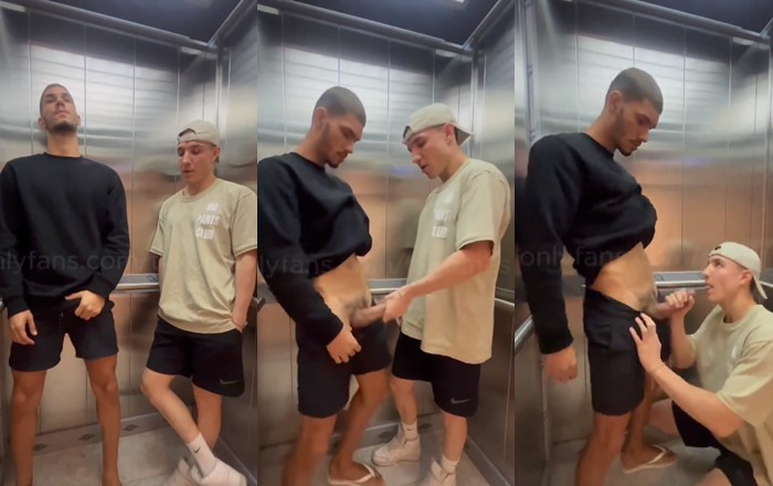 JustTheGays thumbnail for Txxomas – elevator blowjob - amateur gay porn from OnlyFans, MyVidster, GayForFans and more! - Oral, Young & Twink