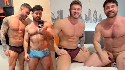 JustTheGays thumbnail for Beau Butler and Warlowee – fucking eachother with dildos - amateur gay porn from OnlyFans, MyVidster, GayForFans and more! - 