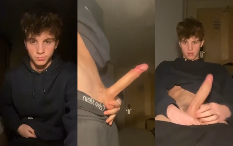 JustTheGays thumbnail for Big cock twink Jackk_101 jerks off - amateur gay porn from OnlyFans JustForFans GayForFans - 