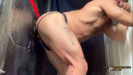 JustTheGays thumbnail for Brock Banks – GloryHole Suck and Fuck - amateur gay porn from OnlyFans, MyVidster, GayForFans and more! - Anal, Oral