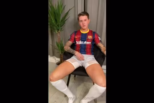 JustTheGays thumbnail for Jerking off after football practice fboyfinn - amateur gay porn from OnlyFans JustForFans GayForFans - 